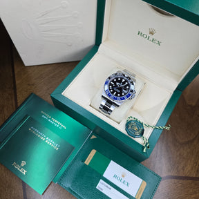 Rolex GMT-Master II 116710BLNR Batman full set