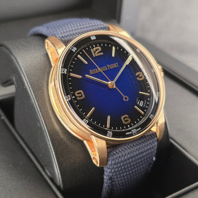 Audemars Piguet Code 11.59 Smoke Blue left side case