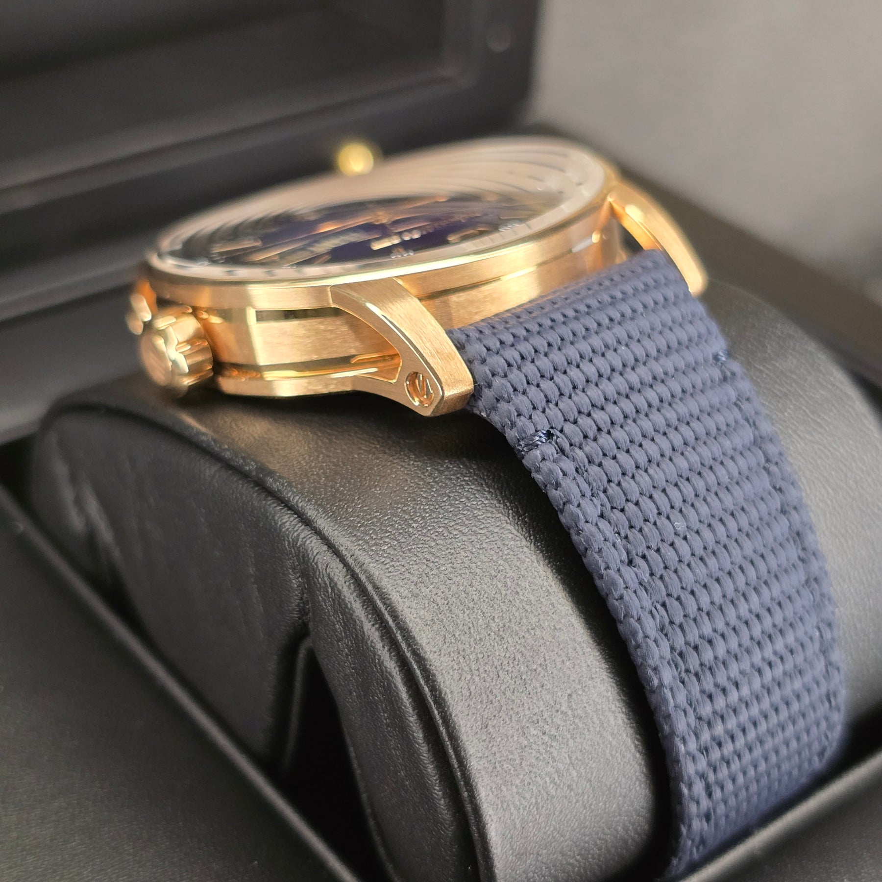Audemars Piguet Code 11.59 Smoke Blue lug strap