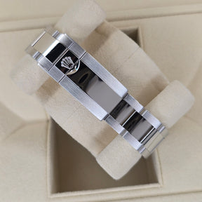 Rolex Daytona Platinum Ice Blue Baguette 116506 clasp