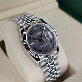 Rolex Datejust 126234 Wimbledon Jubilee left side case