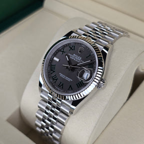 Rolex Datejust 126234 Wimbledon Jubilee right side case