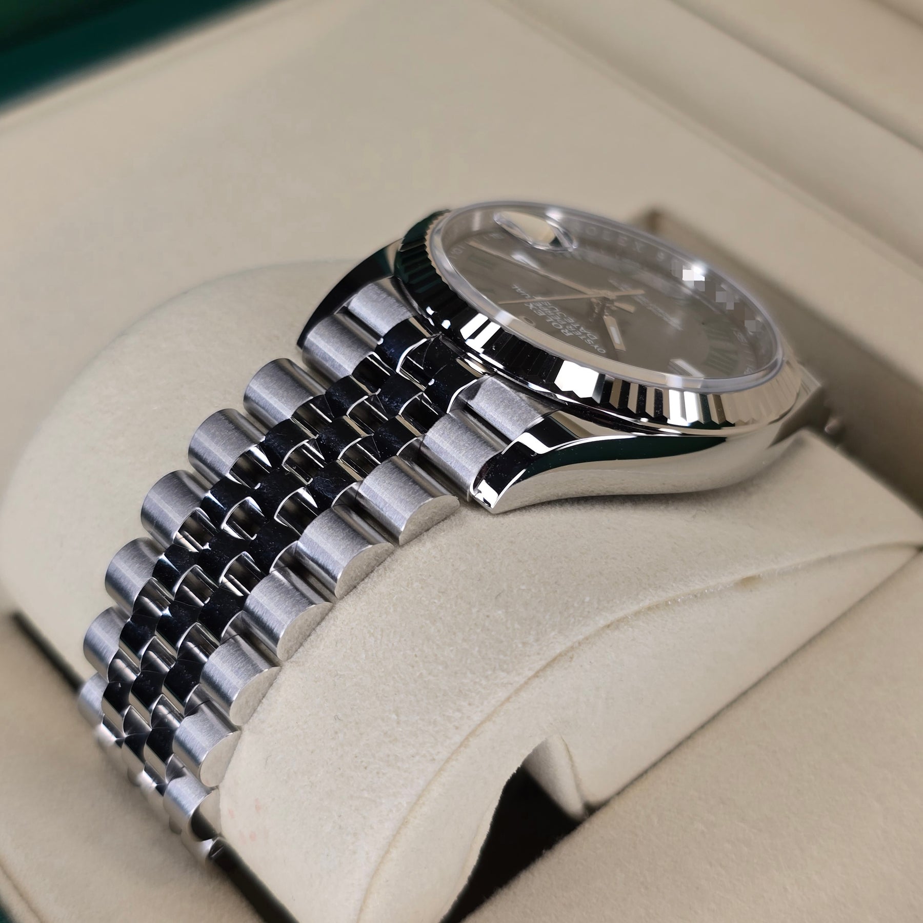 Rolex Datejust 126234 Wimbledon Jubilee lug, bracelet