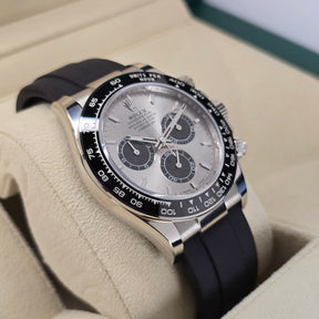 Rolex Cosmograph Daytona 126519LN Ghost White Gold left side case