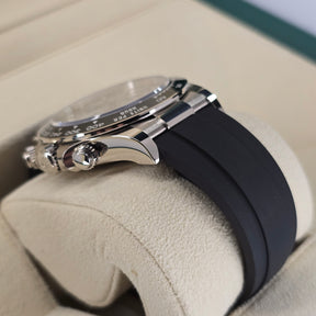 Rolex Cosmograph Daytona 126519LN Ghost White Gold lug, oysterflex strap