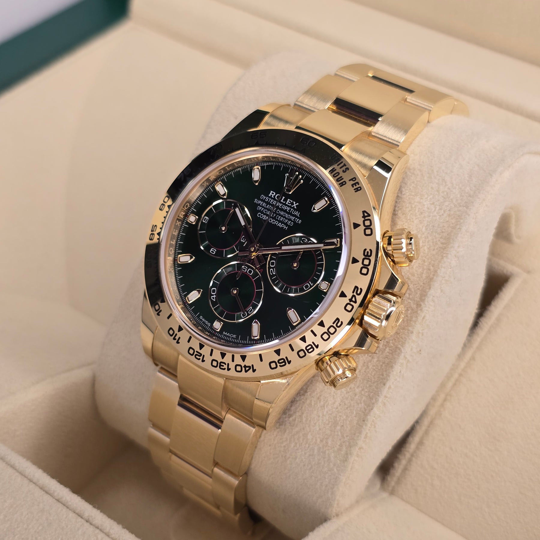 Rolex Daytona Yellow Gold 116508 John Mayer right side case