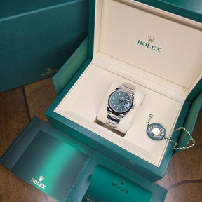 Rolex Datejust 126234 Mint Green  Oyster full set