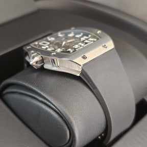 Richard Mille RM 67-01 Ti  case profile, rubber strap