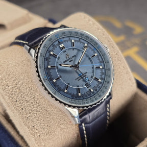 Breitling Navitimer Ice Blue A32310171C1P1 left side case