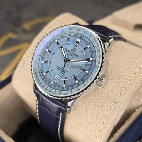 Breitling Navitimer Ice Blue A32310171C1P1 right side case