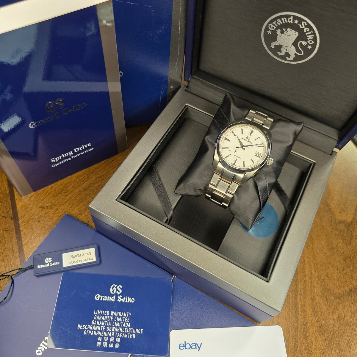 Grand Seiko Heritage SBGA211 Snowflake full set