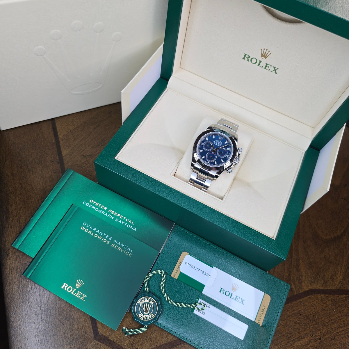 Rolex Cosmograph Daytona 116509 Blue Dial full set