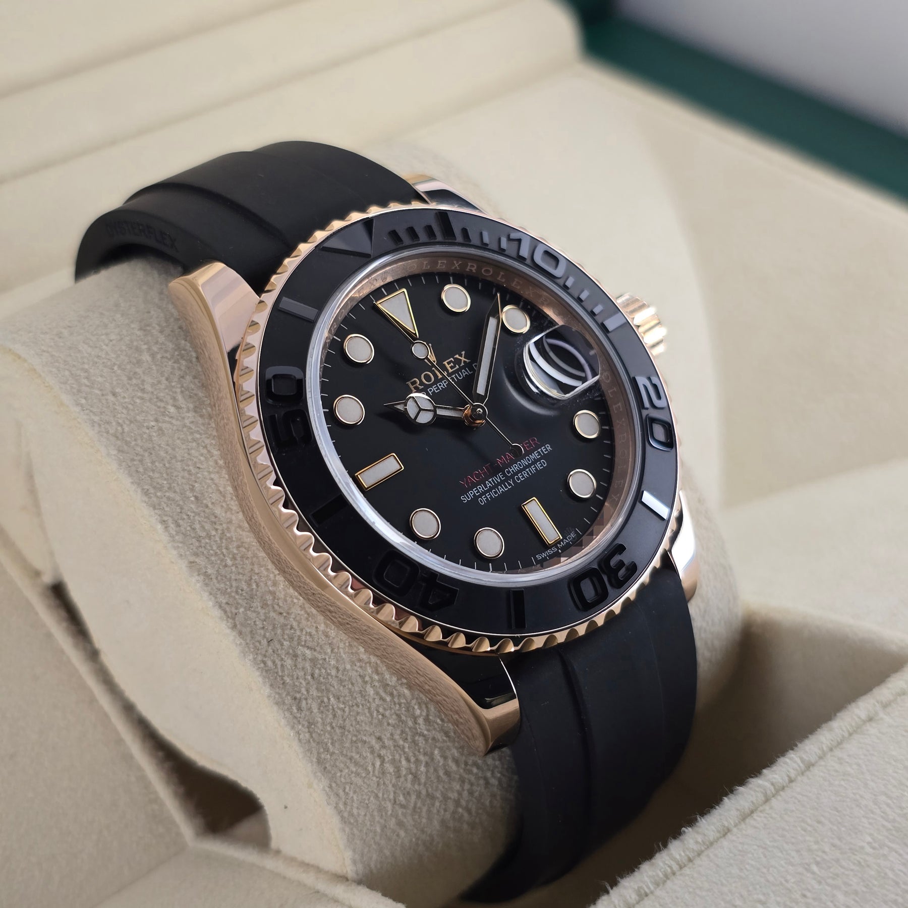 Rolex Yacht-Master 116655 left side case