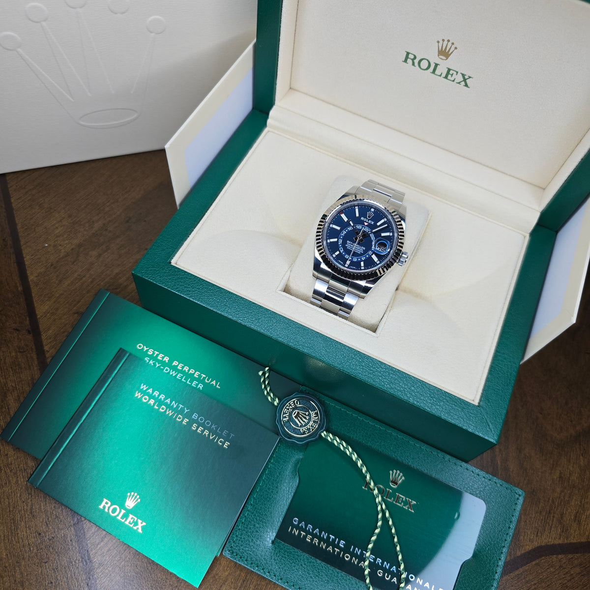 Rolex Sky-Dweller Blue Dial 326934 full set
