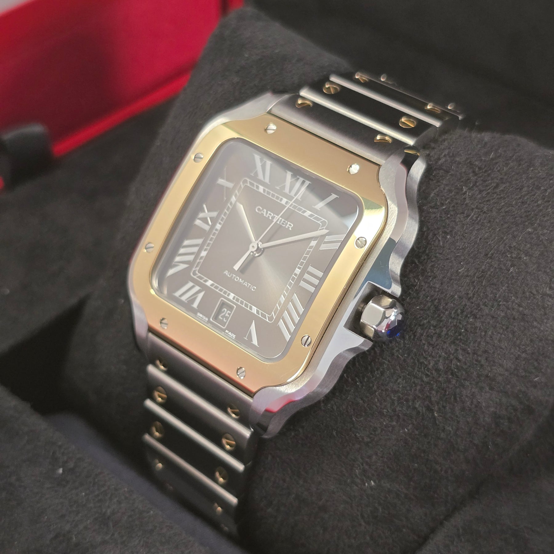 Cartier Santos Large W2SA0030 right side case