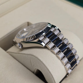Rolex Day-Date 228239 White Gold lug, presidential bracelet