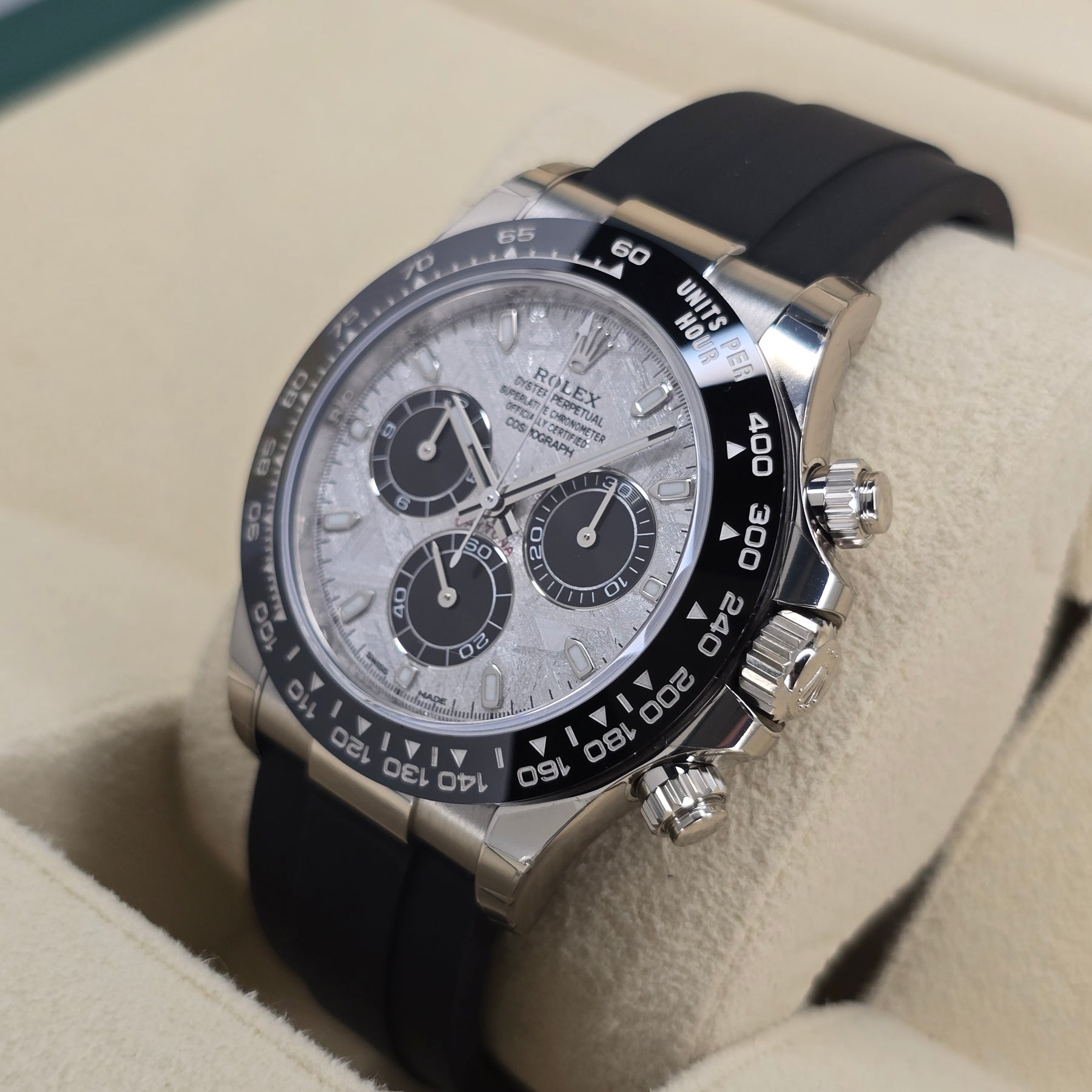 Rolex Cosmograph Daytona 116519LN Meteorite right side case