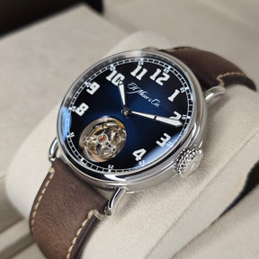 H. Moser & Cie Heritage Tourbillon 8804-1200 right side case