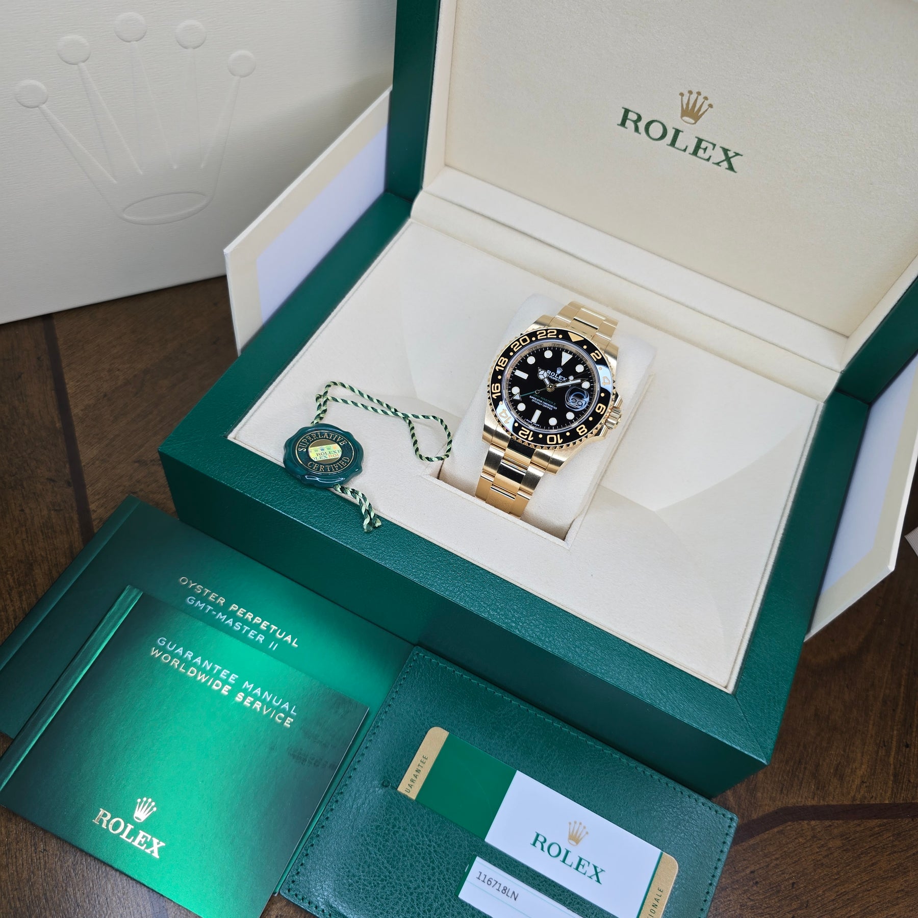 Rolex GMT-Master II 116718LN  full set