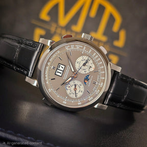 A. Lange & Sohne Datograph Perpetual 410.038  dial