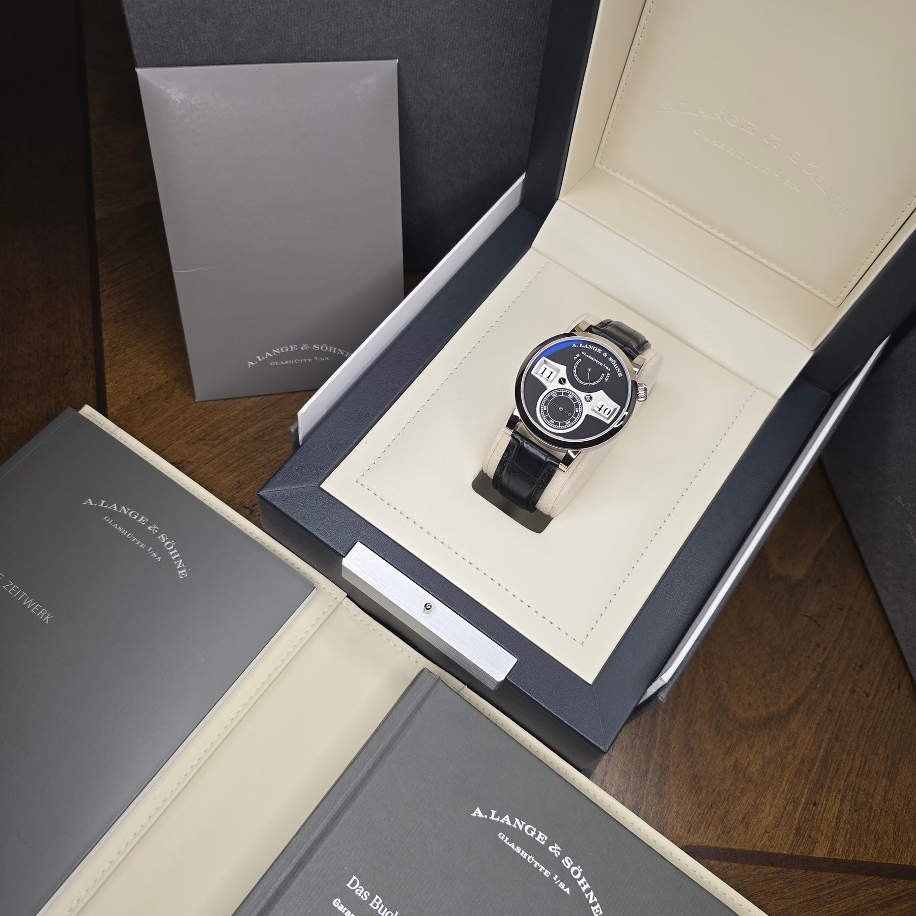 A. Lange & Sohne Zeitwerk 140.029 full set