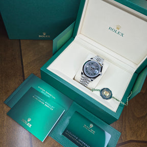 Rolex Datejust 41 126300 Wimbledon full set
