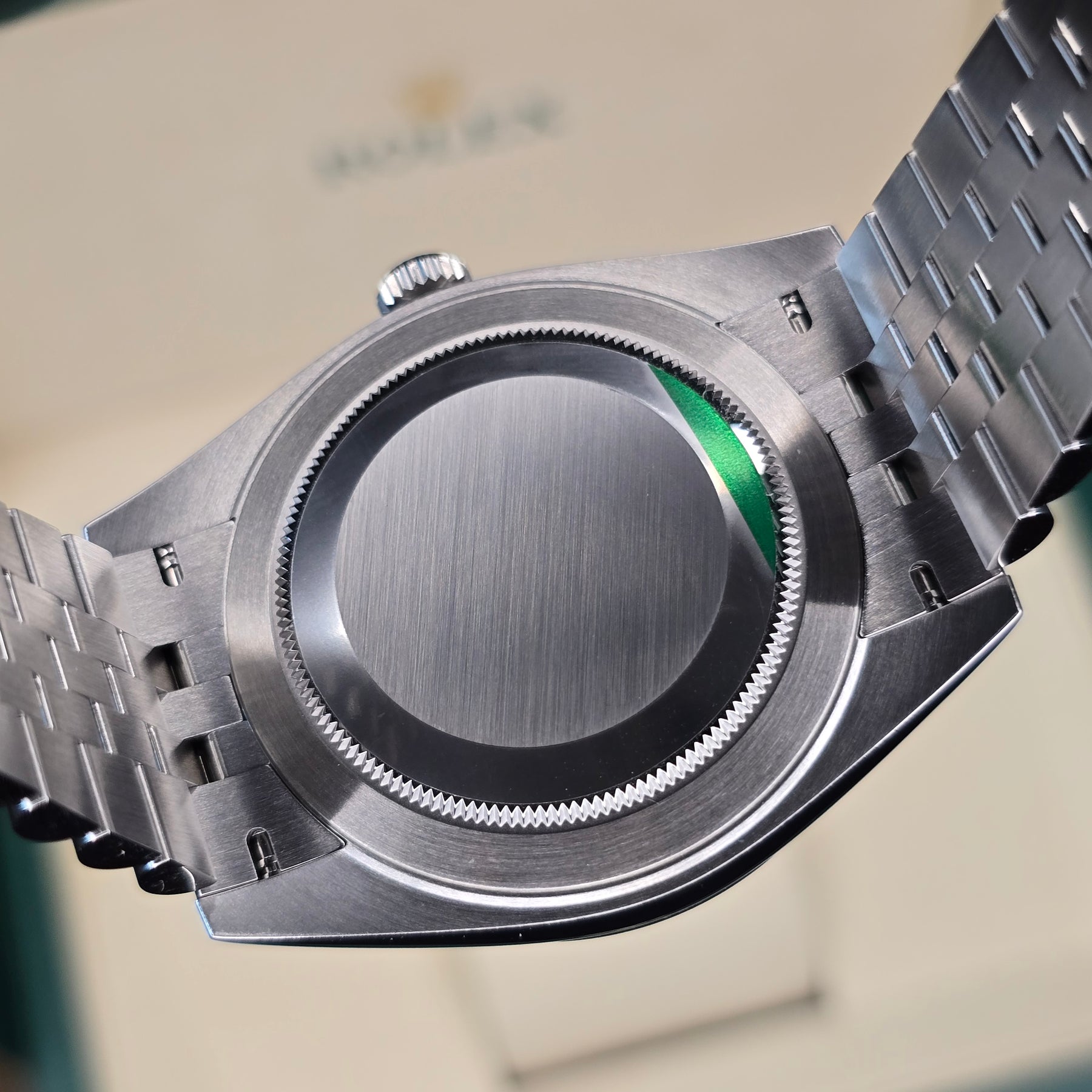 Rolex Datejust 41 126300 Wimbledon caseback