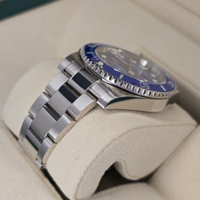 Rolex Submariner Date Smurf 116619LB  lug, oyster bracelet