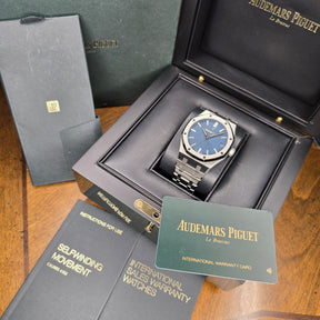 Audemars Piguet Royal Oak Blue Dial 15500st 41mm