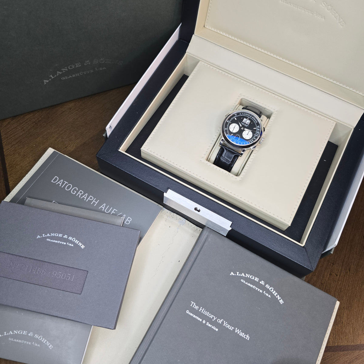 A. Lange & Sohne Datograph Up Down 405.035 full set