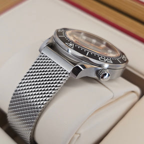 Omega Seamster Diver 300m 210.30.42.20.01.018 lug, mesh bracelet