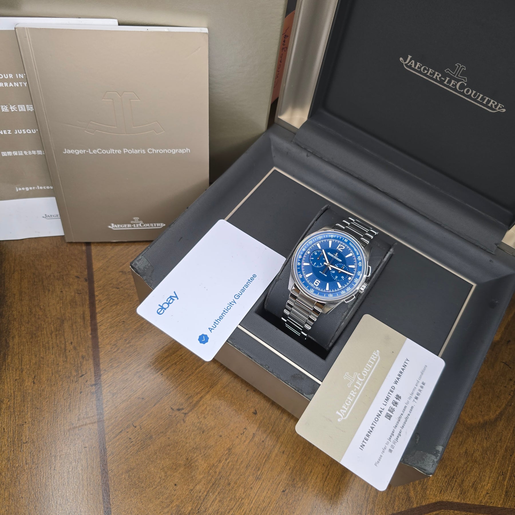 Jeager-LeCoultre Polaris Chronograph Q9028180 full set