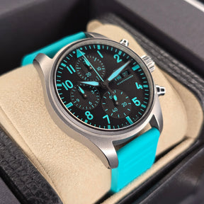 IWC Pilot's Mark XX IW388114 AMG Petronas Formula One left side case