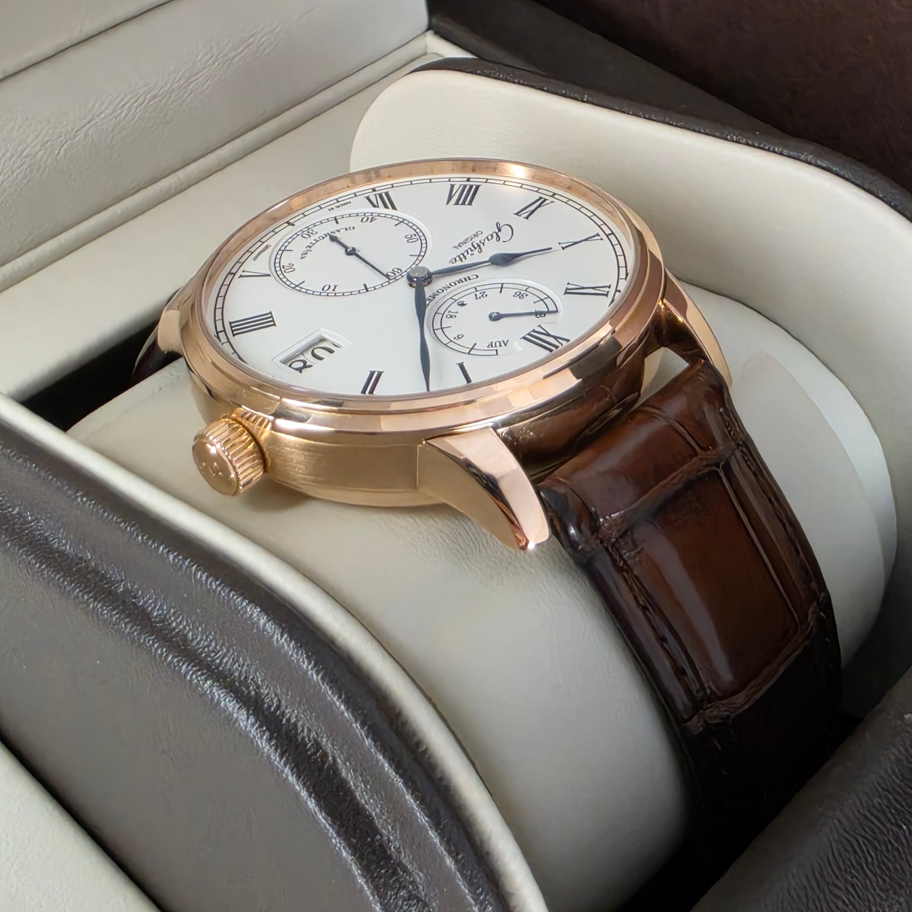 Glashutte Original Senator Chronometer 1-58-01-02-05-30 lug, strap