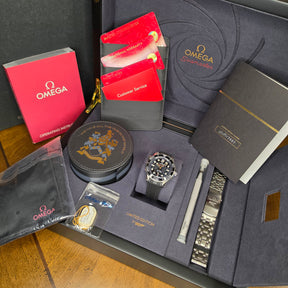 Omega Seamaster 300 James Bond 50th Anniversary 210.22.42.20.01.004 full set